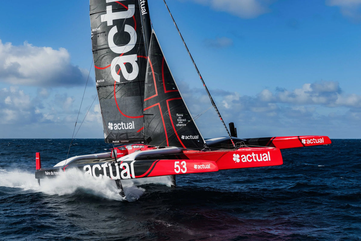 Actual Ultim 4 en navigation en 2025, photo Qaptur / Team Actual