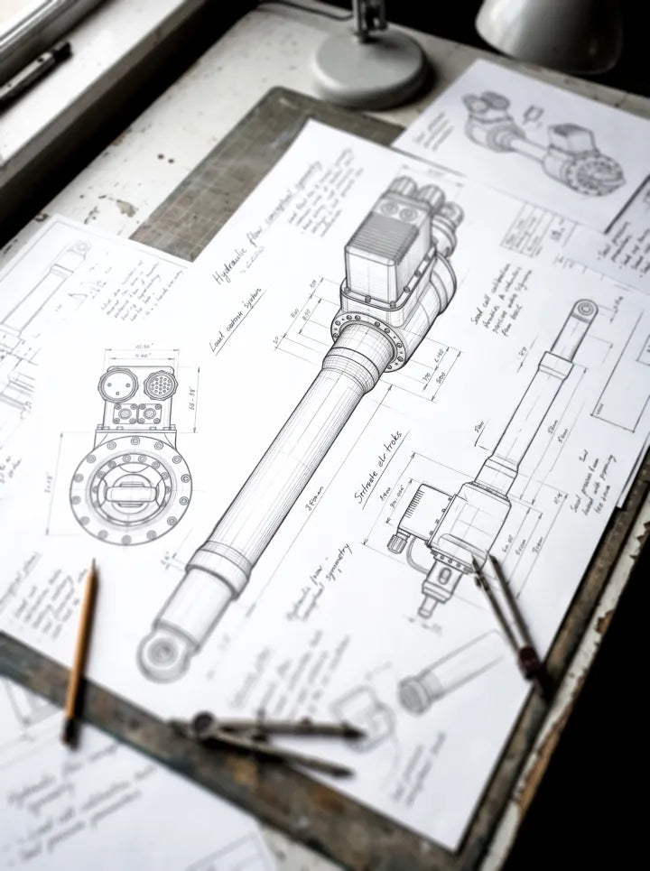 Plans techniques d’un actionneur électromécanique